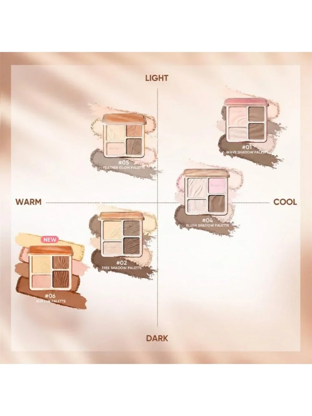 Korean Contour Palette & Highlighter - Blush Shades for Flawless Makeup